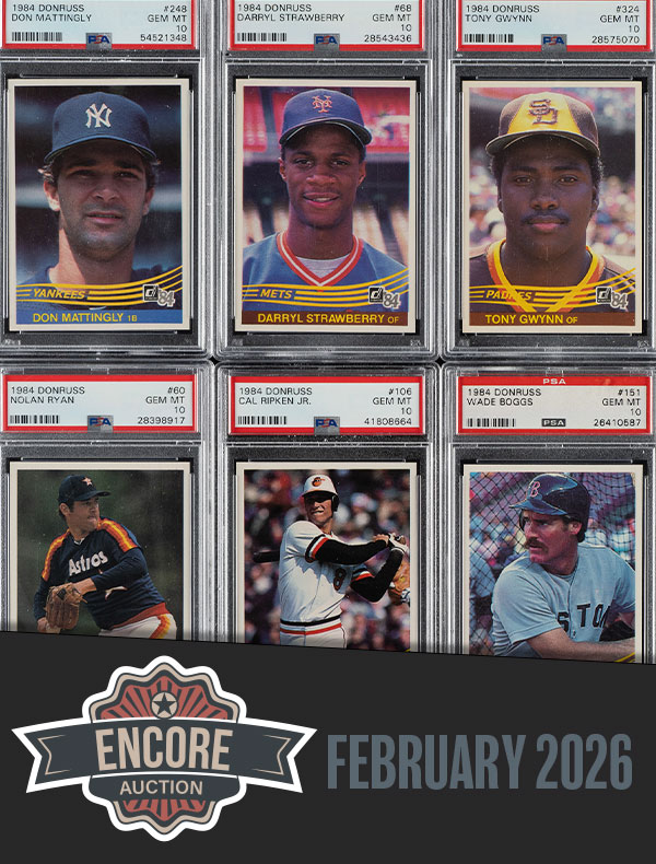 2026 February Encore auction prices realized and auction results