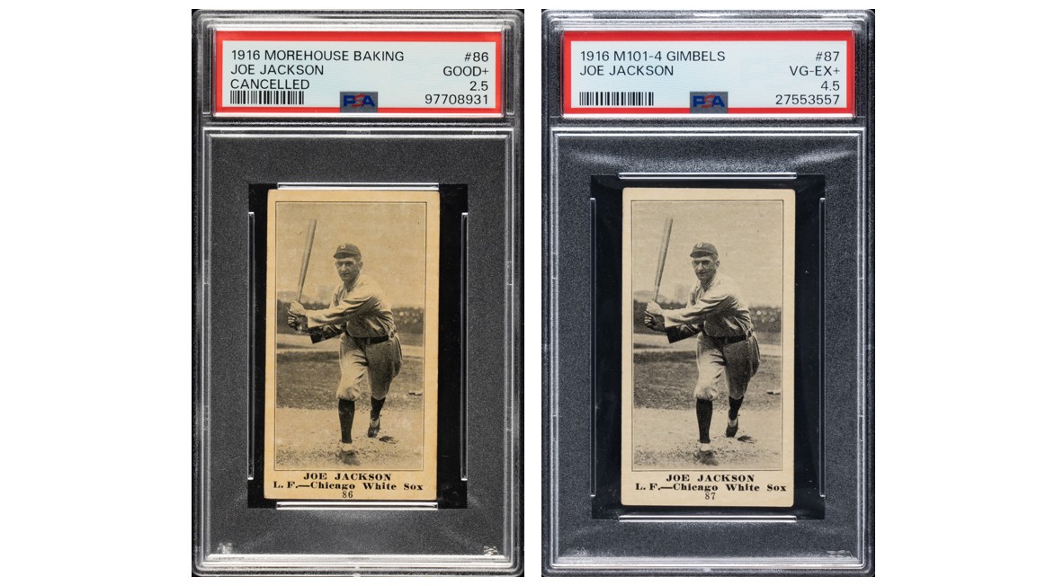 M101-5 vs M101-4 "Shoeless" Joe Jackson