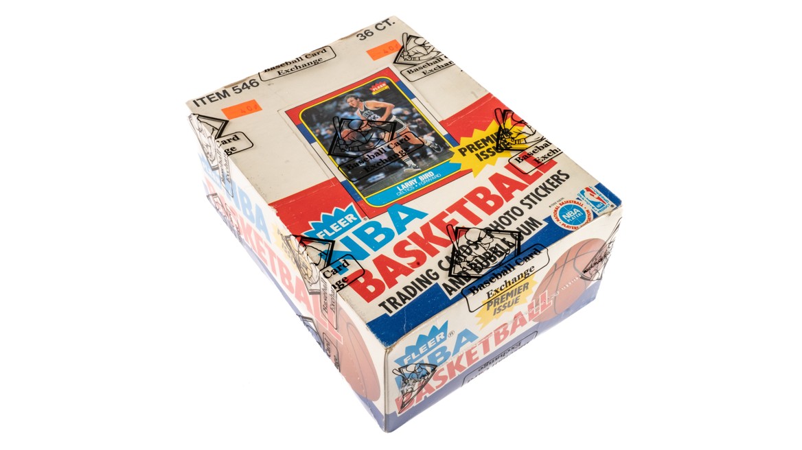 1986-1987 Fleer Basketball box