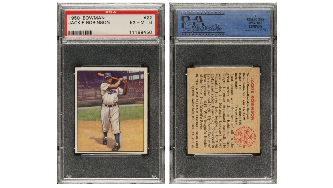 1950 Bowman Jackie Robinson