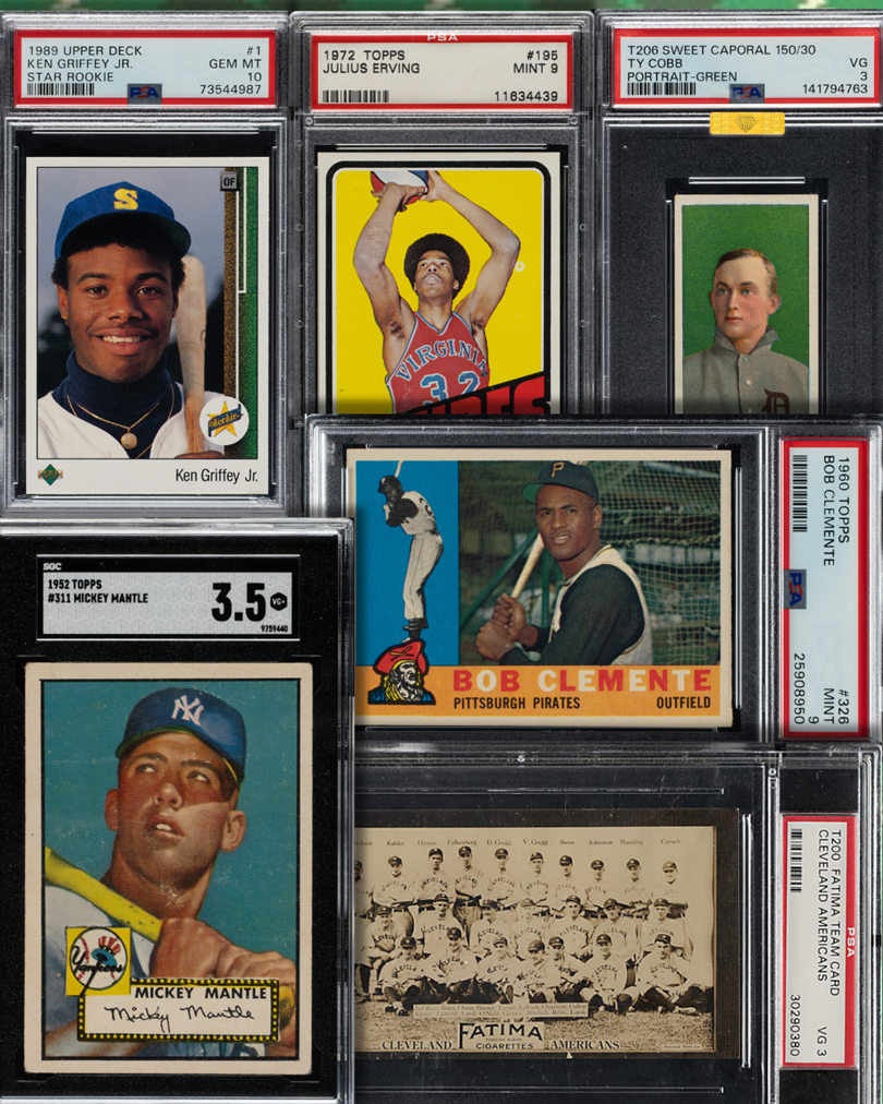 REA March Auction Results Led by a Pair of 1952 Topps Mantles