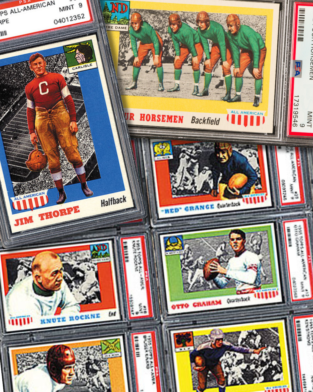 The Genius Behind the 1955 Topps All-American Football Set