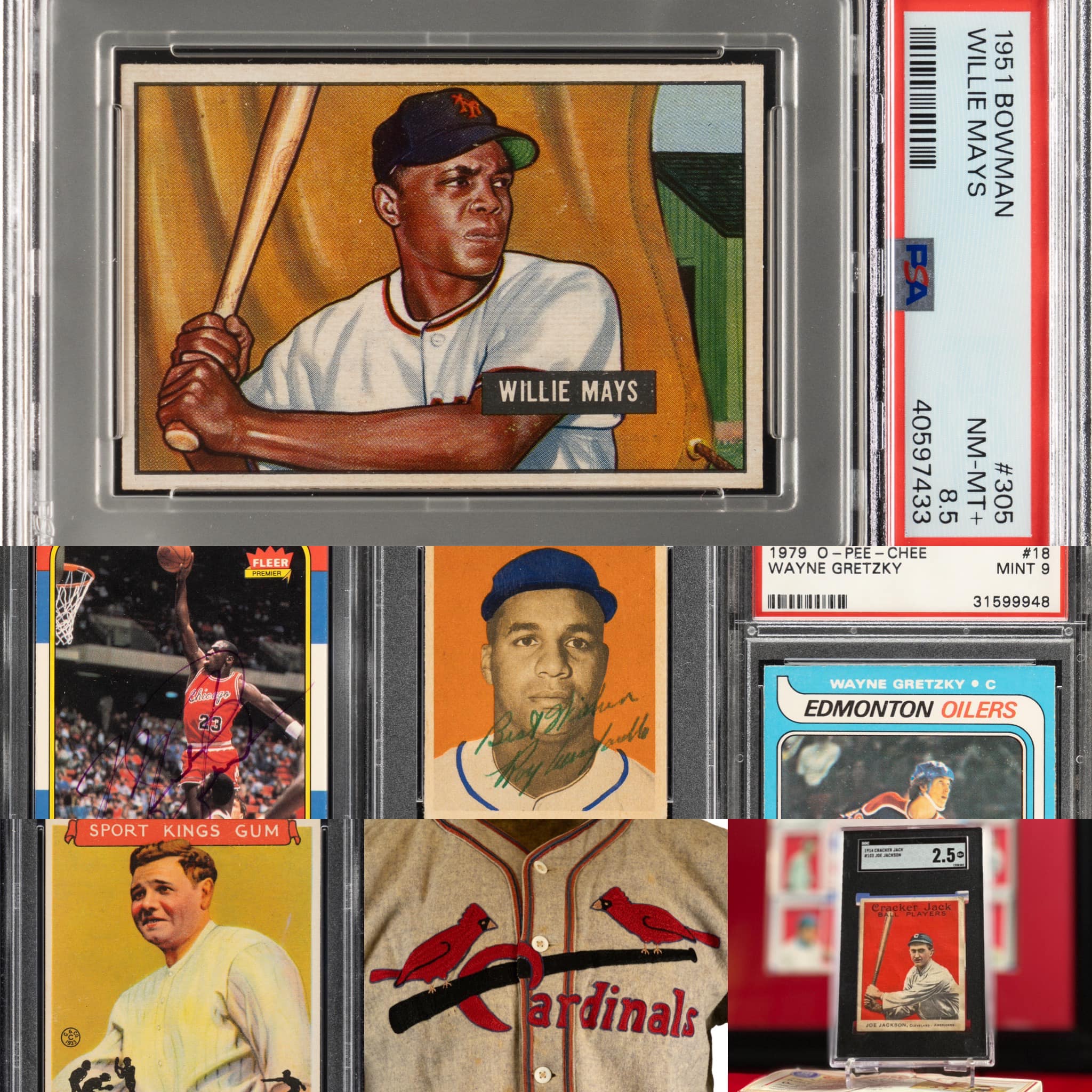 New All-Time High for a Willie Mays Rookie and High-Grade Sets Highlight Record-Setting Summer Auction at REA