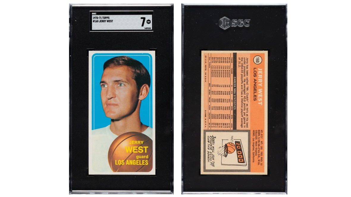 1970-1971 Topps Basketball Jerry West