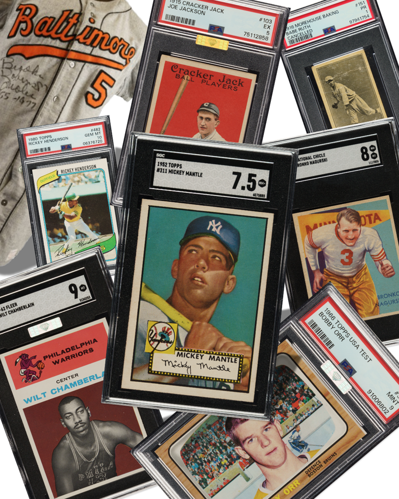 Rare Ruth and Orr Rookie Cards and Set Building Lead Way in REA Spring Auction