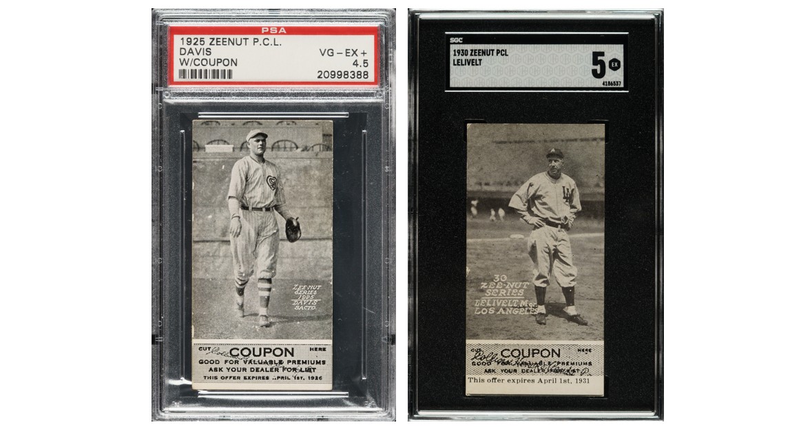 Zeenut cards with coupon intact