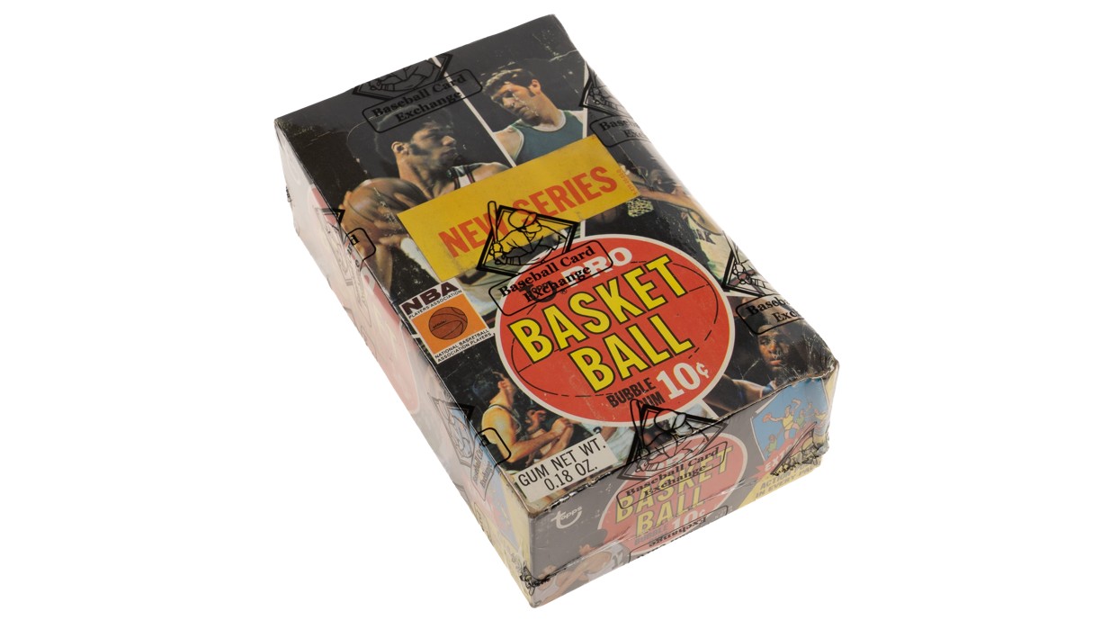 1970-1971 Topps Basketball unopened box