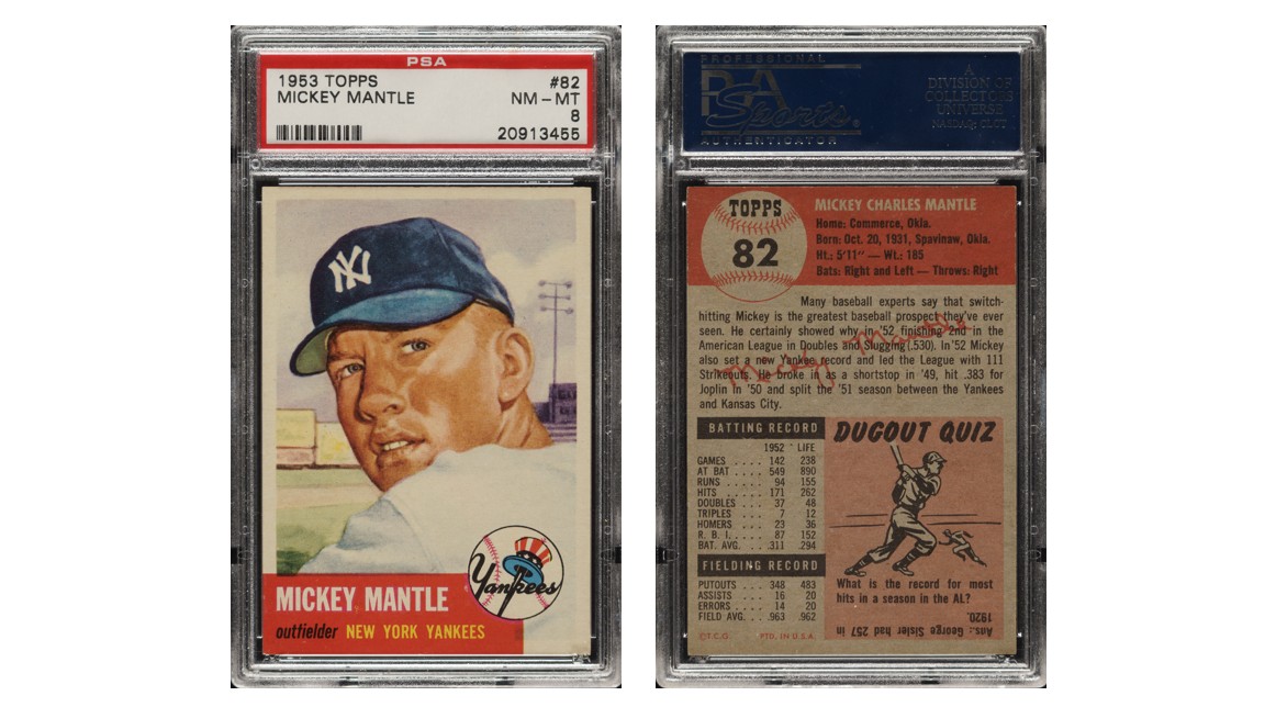 1953 Topps Mickey Mantle