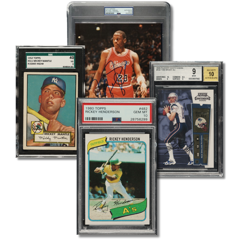 REA’s January Auction Led by Sale of GEM MINT Rickey Henderson Rookie