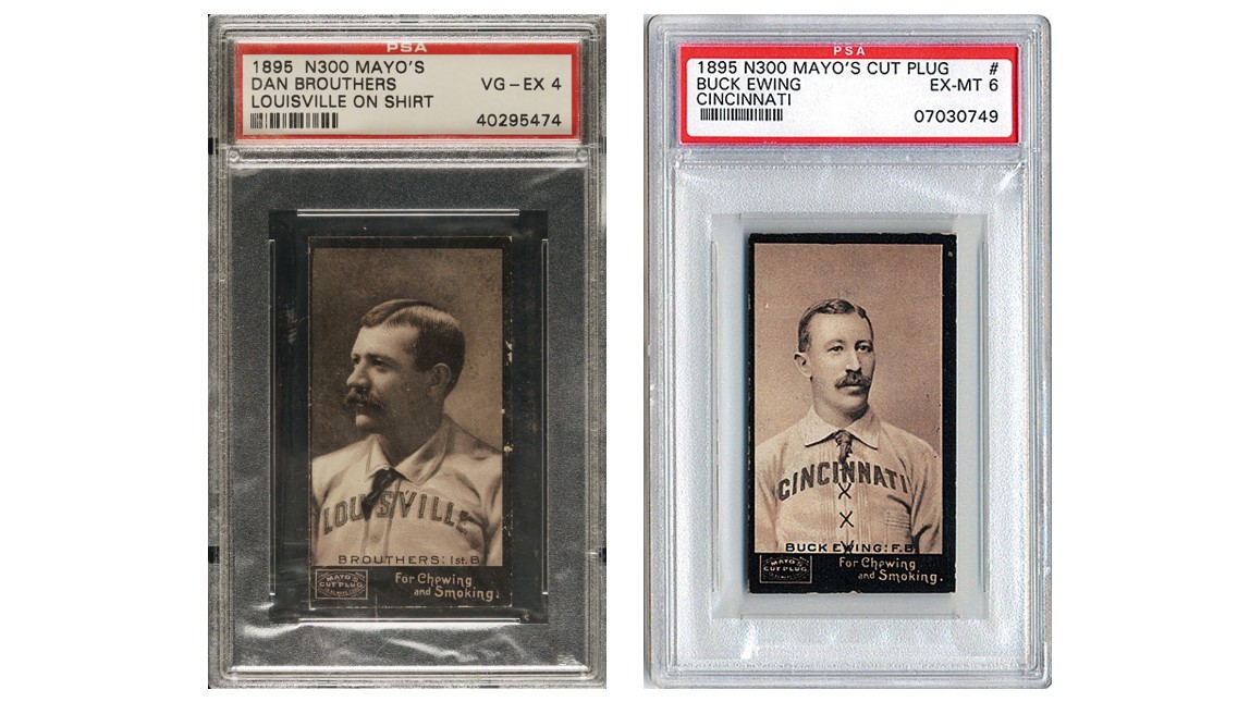 1895 N300 Mayo's Cut Plug Dan Brouthers & Buck Ewing