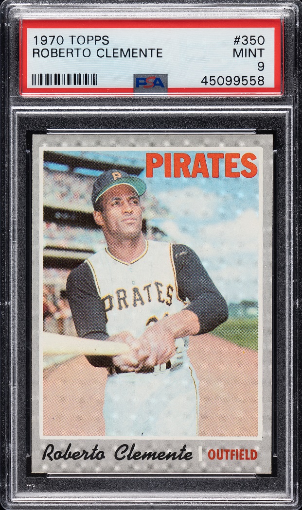 1970 Topps Roberto Clemente PSA MINT 9