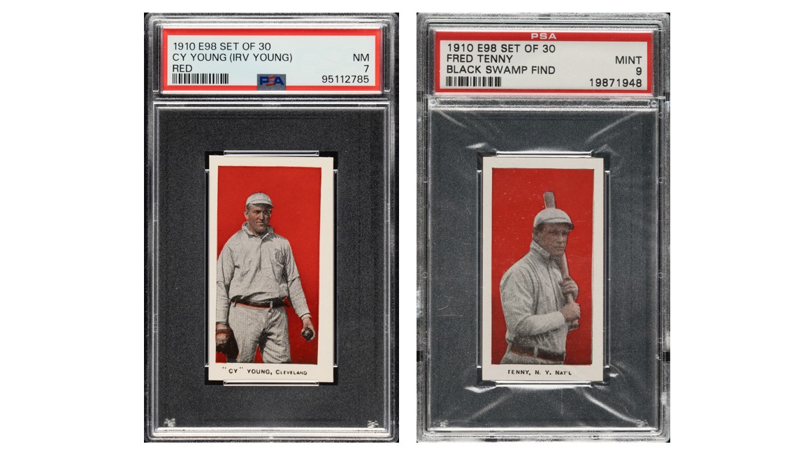 E98 Anonymous "Set of 30" Cy Young & Fred Tenney errors