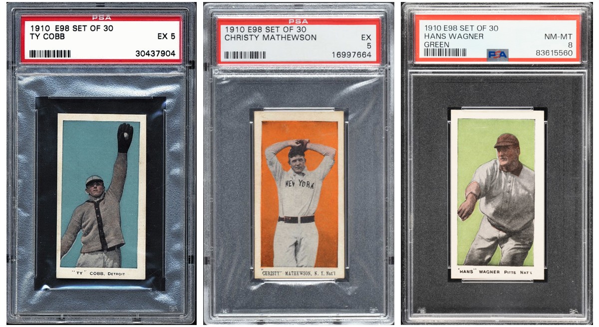 Color variations of E98 Anonymous "Set of 30" set