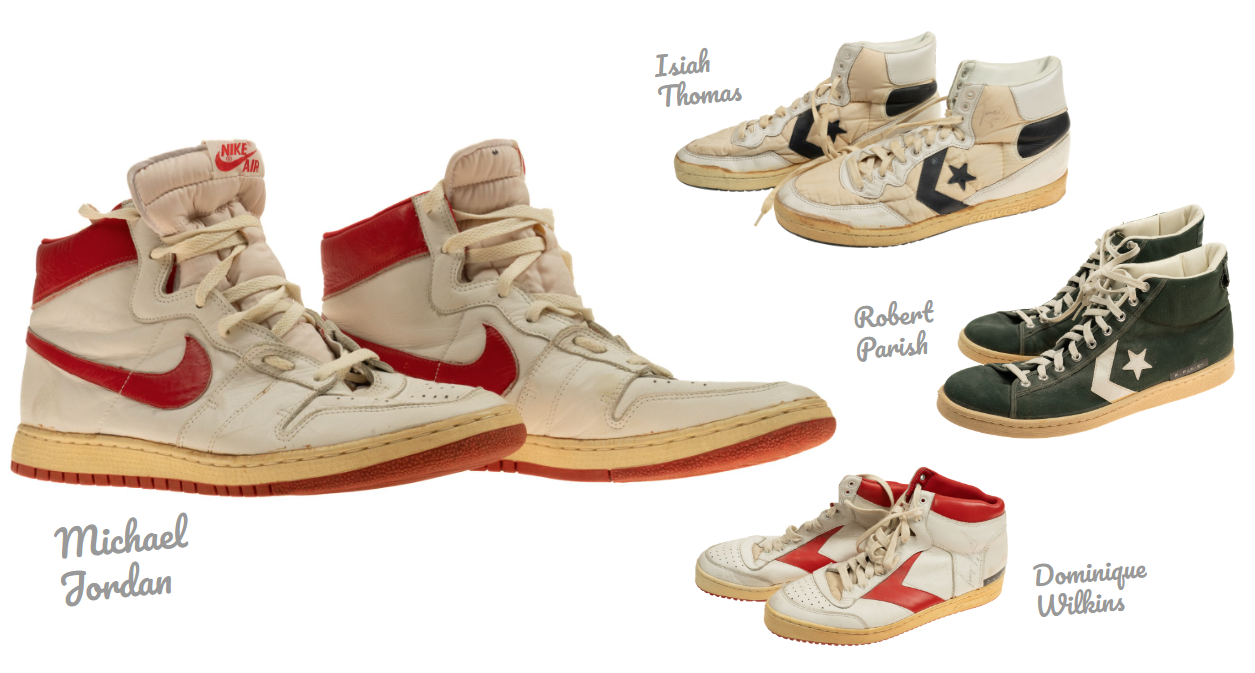 From Courtside to Auction: Ball Boy&#039;s Incredible Game-Worn NBA Sneaker Collection Anchored by Jordan Rookie Air Ships