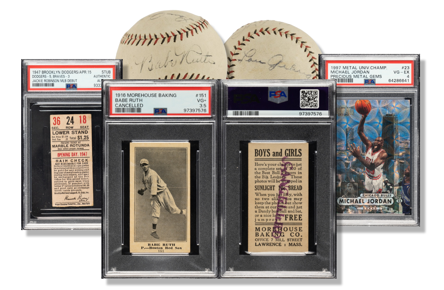 REA’s Record-Breaking Fall Auction Led by Historic Sale of 1916 Morehouse Baking Babe Ruth Rookie