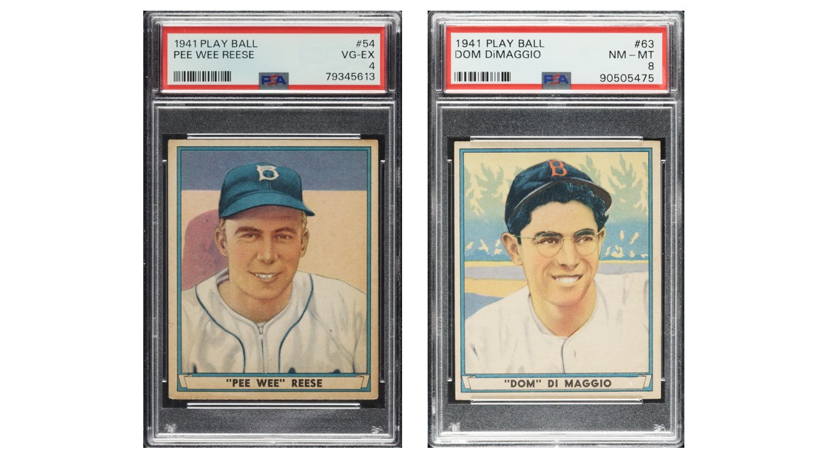1941 Play Ball Peewee Reese and Dom DiMaggio