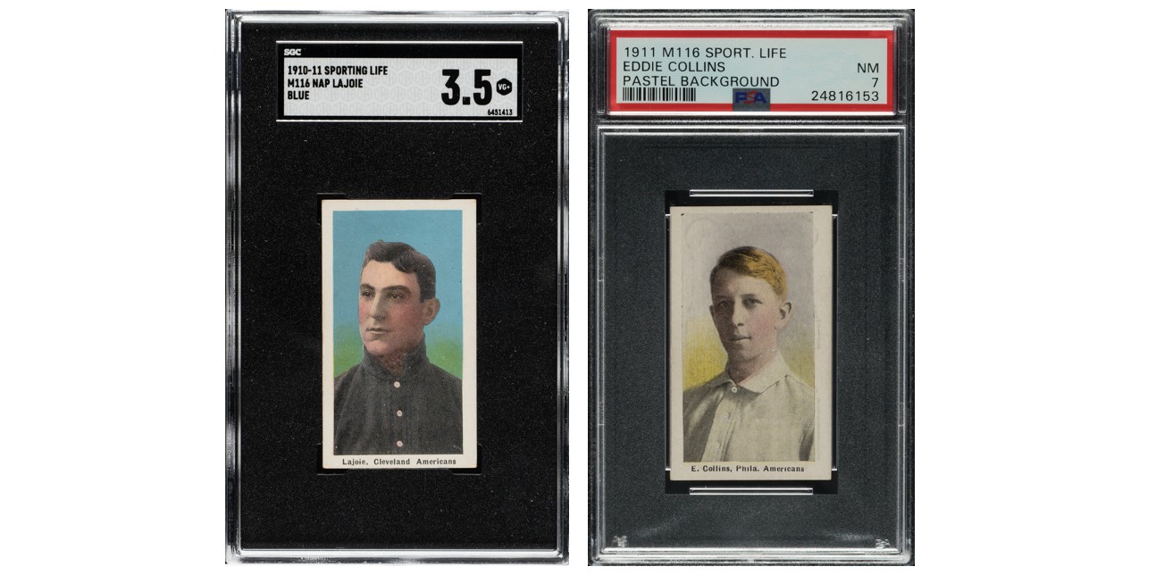 M116 Sporting Life Nap Lajoie & Eddie Collins