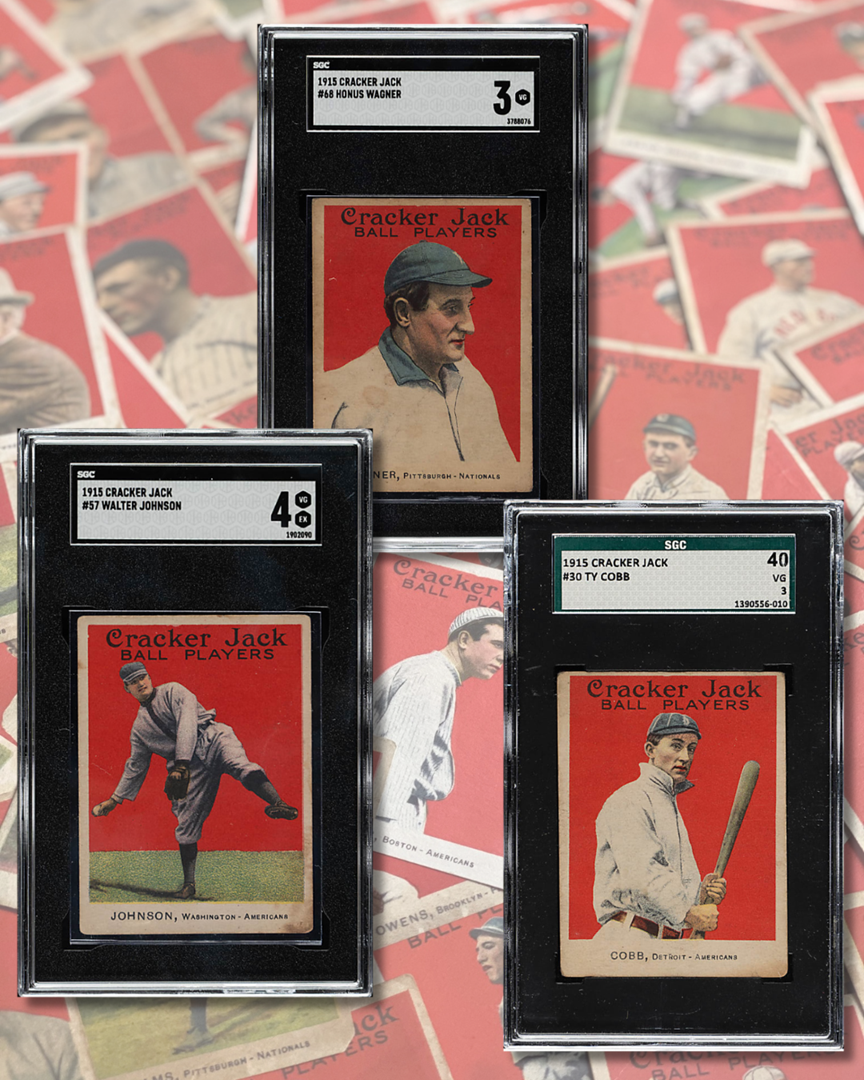 Trifecta of 1915 Cracker Jack Staples Lead Several Record-Setting Results in REA’s June Auction