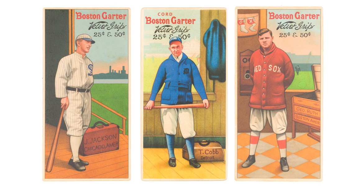 Examples from the 2012-2013 Helmar Brewing Boston Garter set