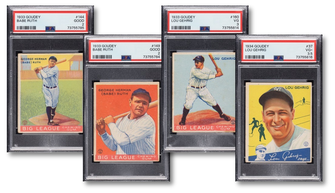 1930s Goudey Collection Passed Down from Father to Daughter Finds Its Way to REA