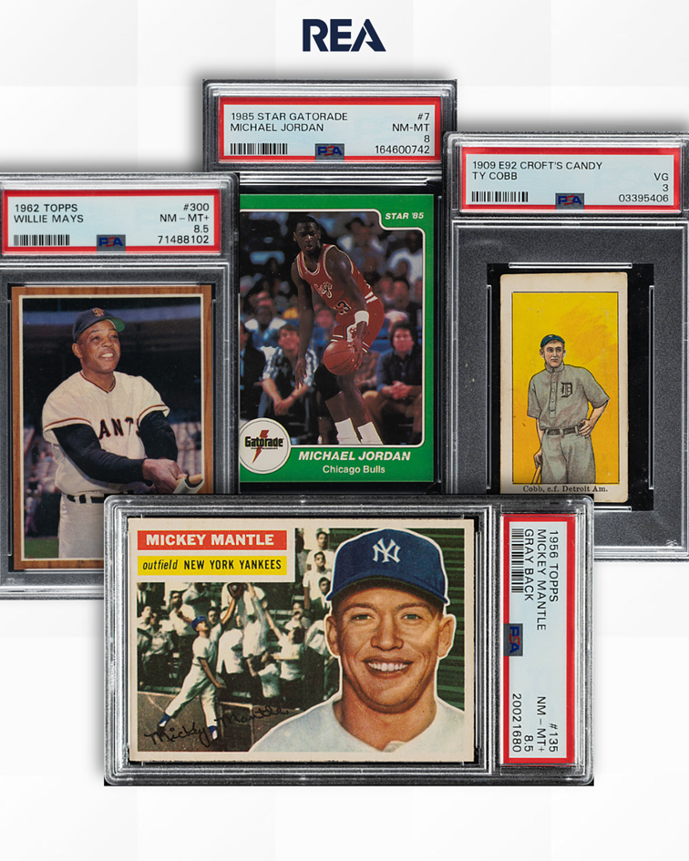 Mickey Mantle and Michael Jordan Spearhead Record-Setting Results in REA’s September Auction